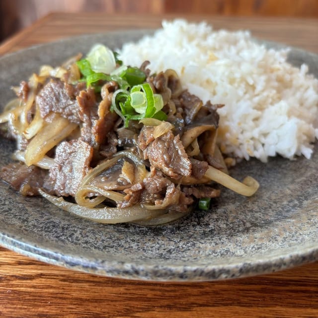 Bulgogi (Beef) Platter.