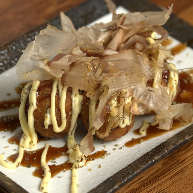Takoyaki.