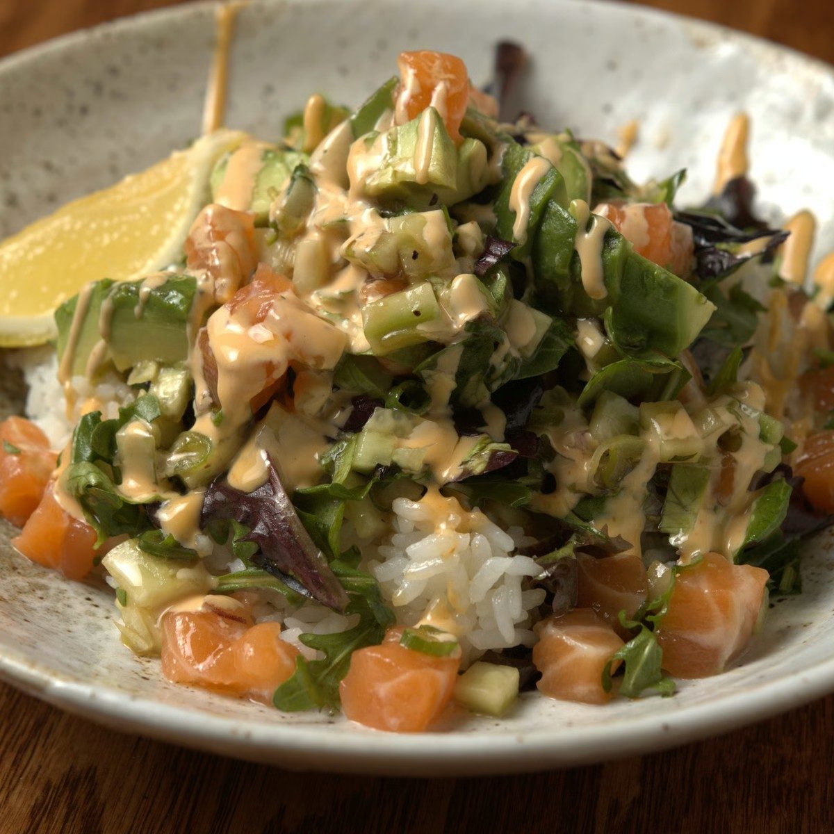 Salmon Poke Bowl.