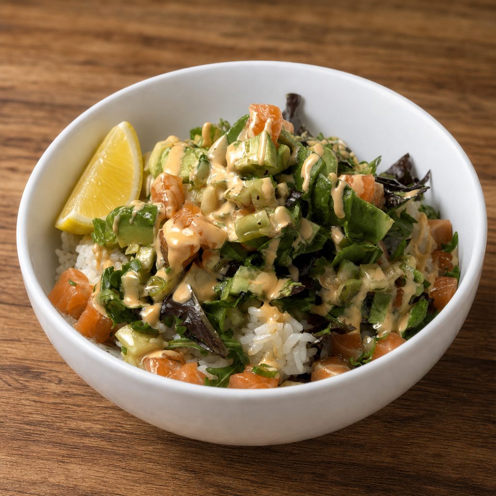 Salmon Poke Bowl.