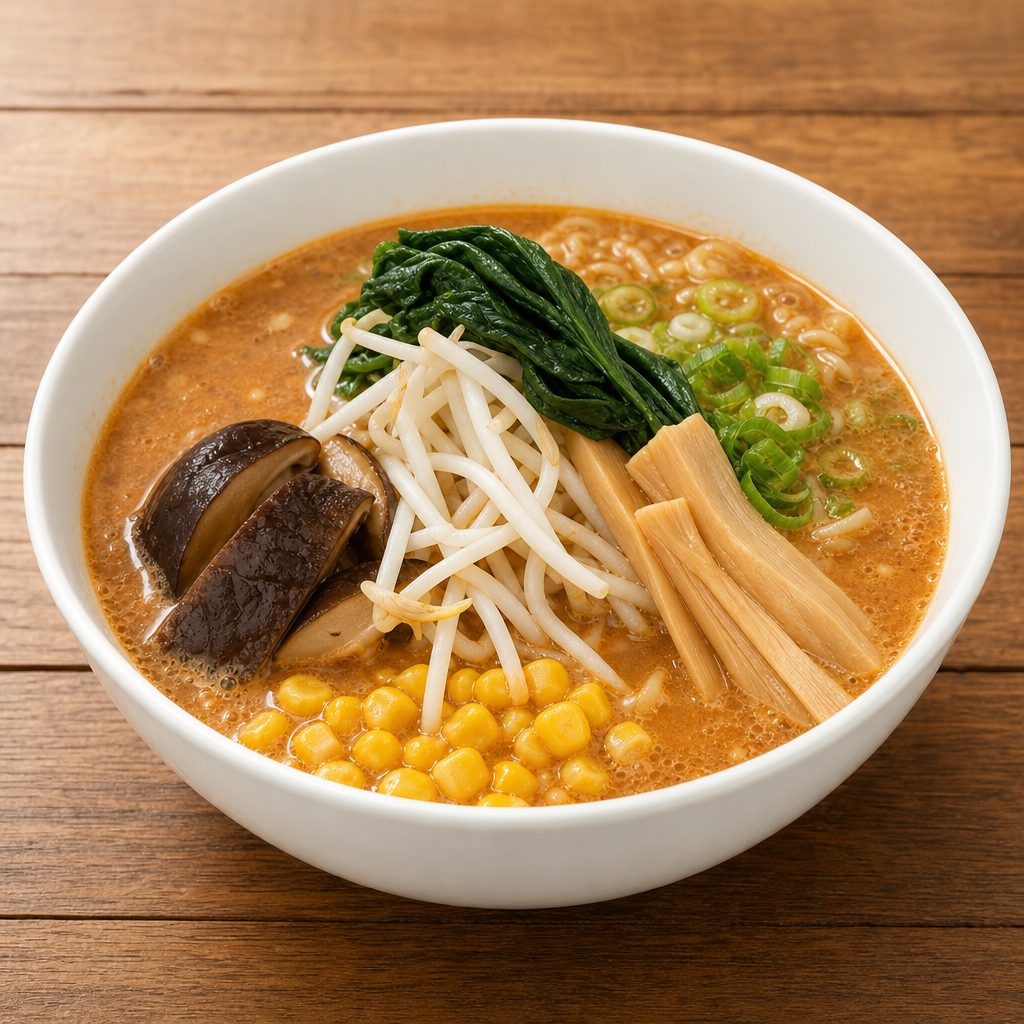 Vegetable Miso Ramen.